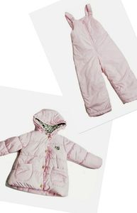 Girl's CARTERS Size 4T Soft Pink Snow Suit Jacket